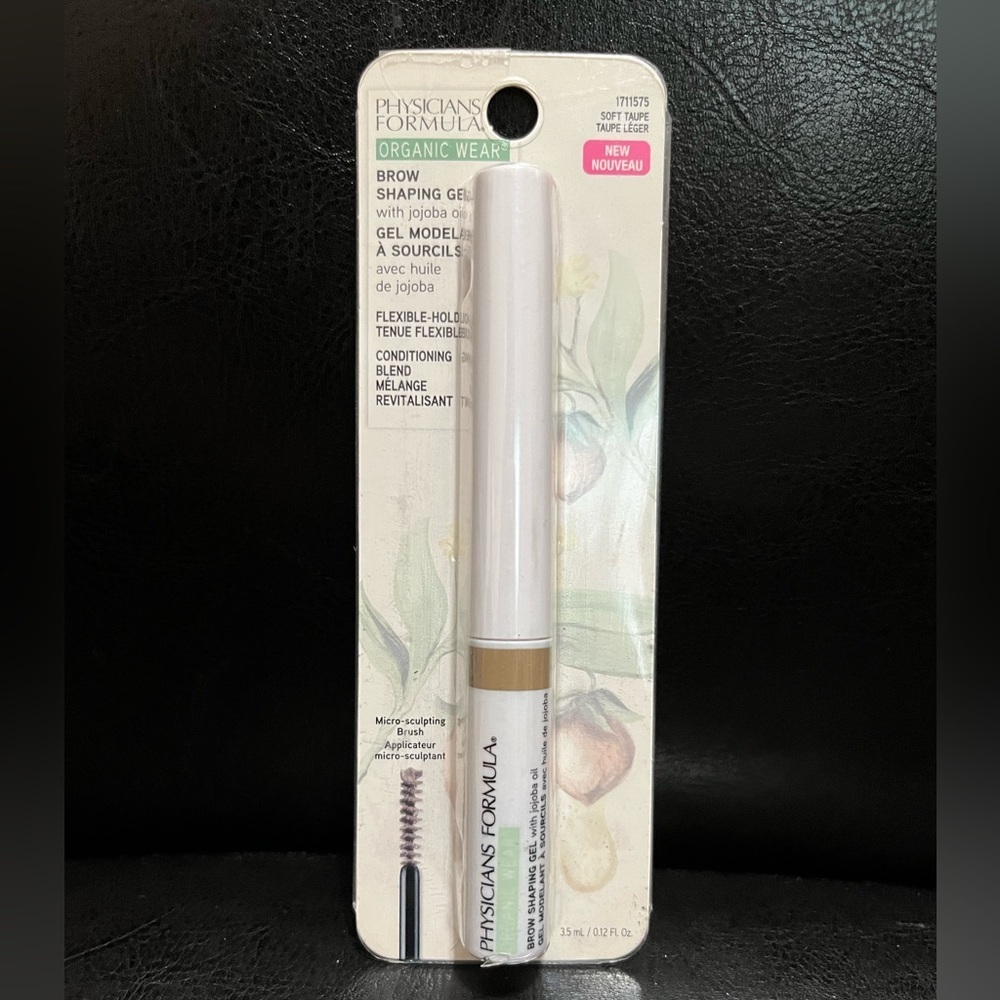 Physicians Formula Organic Brow Shaping Gel Soft Taupe #1711575 New in Package